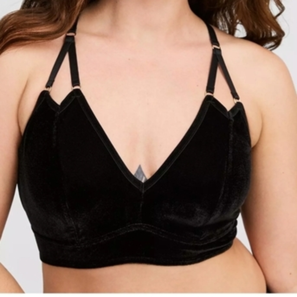 Torrid Black Strappy Women's Bra 4x